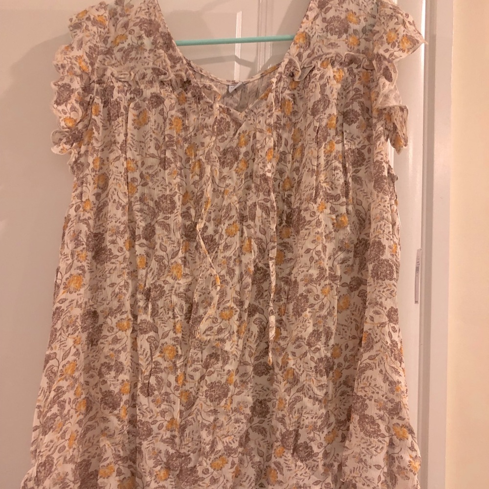 NWT Old Navy Tie front Top